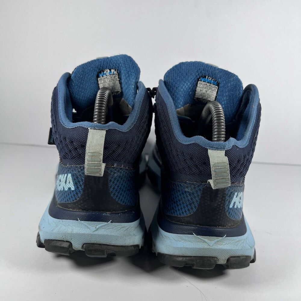 Hoka Sky Toa Mid Lace Up Outdoor Hiking Boots Shoes Vibram Waterproof Women's 7 - Picture 4 of 8